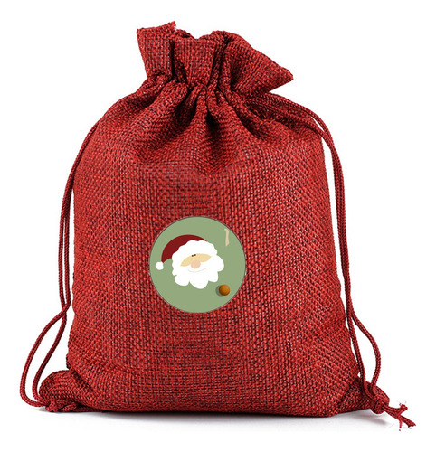 Aplicable A 24 Bolsas Arpillera Costales Navidad Dulces
