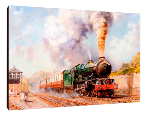 Cuadros Poster Trenes Vias Xl 33x48 (tnes (47))