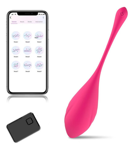 Bola Vagina Vibrador Bluetooth Controlado Por App Sex Toy Color Rojo