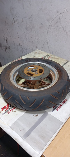Roda Dianteira Da Burgman 125 Com Disco Original Usada (Usado)