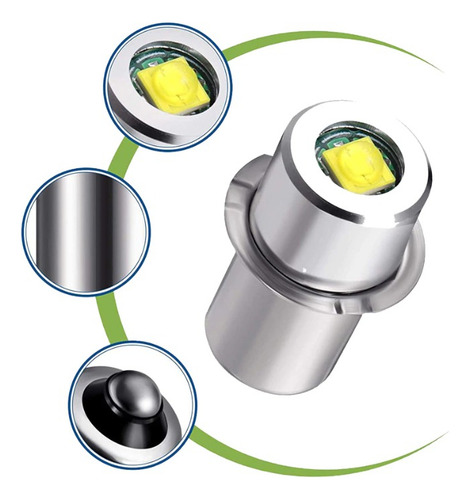 Lâmpada Led Para Lanterna Maglite 3 Até 6 Pilhas Upgrade Mag