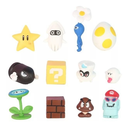 Imagen 5 de 6 de Super Mario Bros Set 48 Figuras