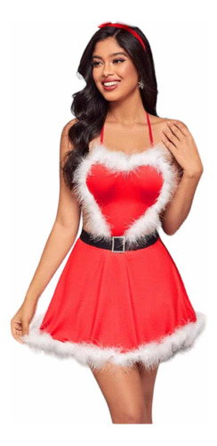 Disfraz Navidad Mujer / Sexy / Corazón Parte Delantera