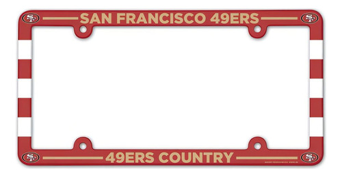 Porta Placa Wincraft Plastico 49ers