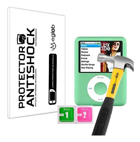 Lamina Protector Pantalla Antishock Apple iPod Nano 3