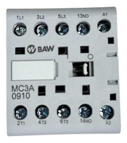 Minicontactor 3p. 4kw Ac3 9a 1no B-220vac 50-60hz Tofema