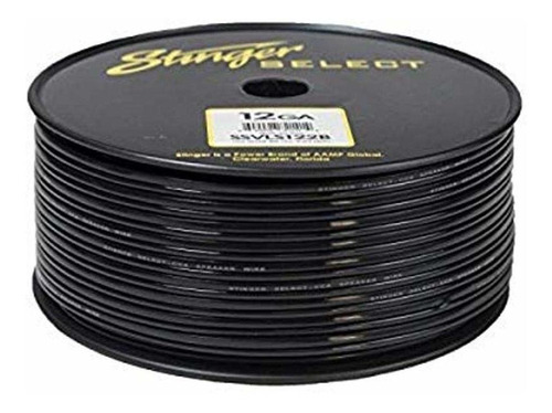 Stinger Ssvls122b 12ga Negro Cable De Altavonzas 250ft