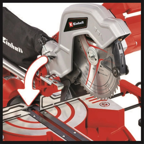 Sierra Ingleteadora Telescópica 1600w 5000rpm Guia Laser 2hp