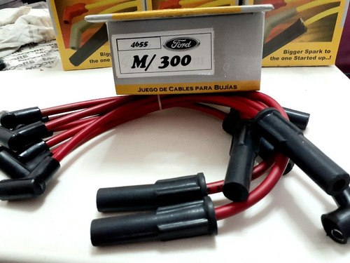 Cables D Bujías Ford M/ 300 Rojo 8.5 Mm. Importado