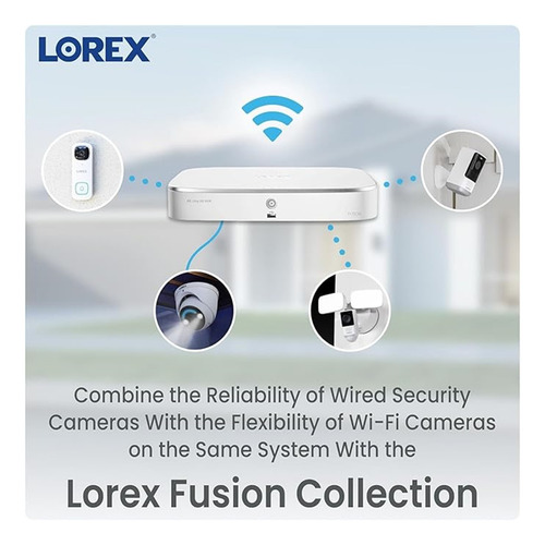 Lorex N846a62 Fusion 4k Ultra Hd 16 Canales 8 Cableados 2tb
