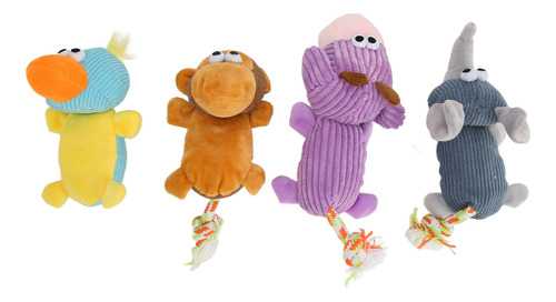 Juguetes De Peluche Para Perros Squeaky Dog Toys, 4 Unidades