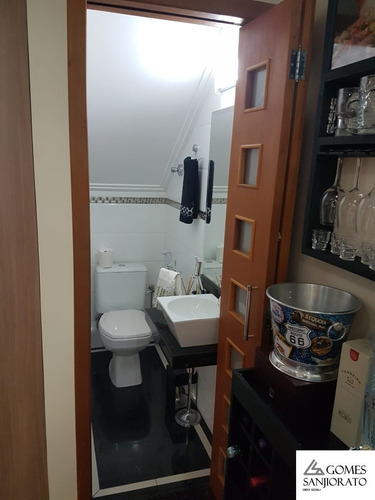Imagem 7 de 30 de Sobrado Para A Venda Na Villa Scarpelli Em Santo André - Sp. - So00289 - 69510877