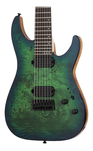 Schecter C-7 Pro Aqb Guitarra Eléctrica 7 Cuerdas Aqua Msi