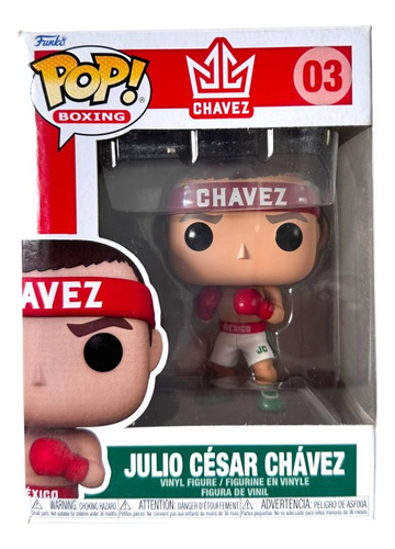 Funko Pop Boxing Julio César Chávez #03 Nuevo Original