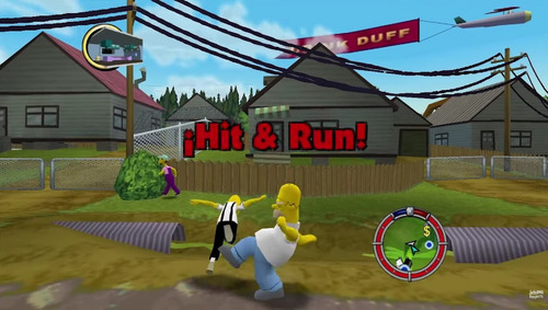 Los Simpson Hit And Run Versión Latino! | Ps2 | Dvd Físico