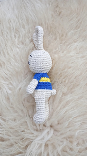 Conejo Amigurumi Con Remera De Boca