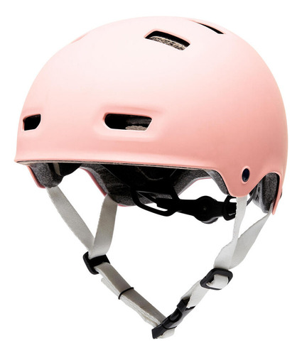 Casco Oxelo Mf500 para patines, patines y bicicletas, color rosa, 55 a 59 cm