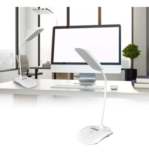 * Lámpara De Mesa Eye Caring Led Plegable De Lectura