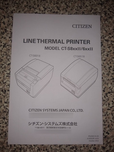 Impresora De Ticket Termica Citizen Ct-s651ii (Usado)