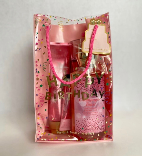 Set De Regalo. Bath&body Works. Champagne Toast. 4 Pz