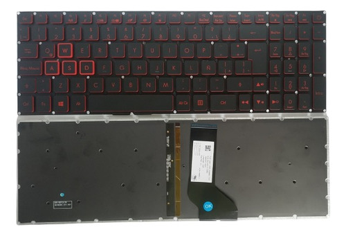 Teclado Acer Nitro 5 An515-51 An515-52 An515-53 An515-31 N17