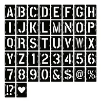 Comprar Plantillas De Letras De 2 Pulgadas, Números, Números, Planti