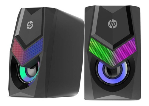 Parlante Gamer Rgb Hp Dhe-6000 6w Stereo - Revogames