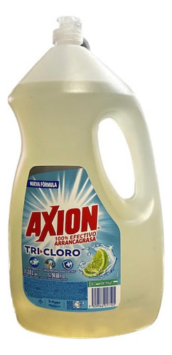 Lavatrastes Liquido Axion Tricloro De 2.8 L