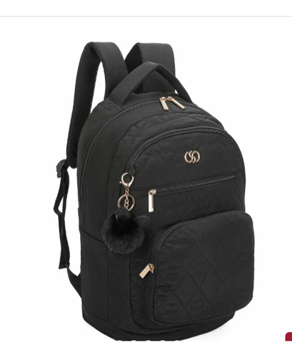 Mochila Juv Pol Santino Sam200u01 Preto