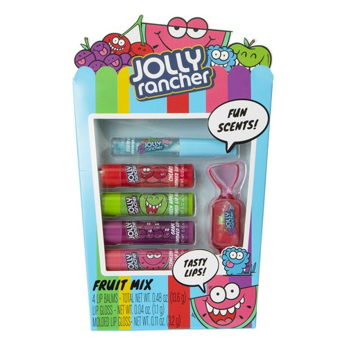 Set De Labiales Jolly Rancher Lip Balms Importado Usa