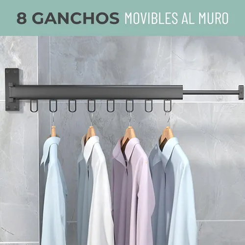 Tendedero Plegable Colgador Ropa Tama o Ajustable Casatua