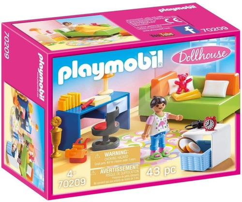 Playmobil 70209 Dollhouse El Dormitorio Del Niño Orig Intek