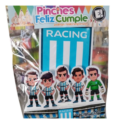Adorno Pinche Jugadores Cuadros Con Escudo X6u Racing Con Escudo