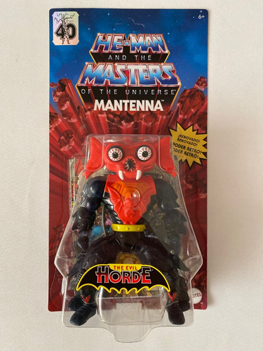 Mantenna Motu Origins Retro Play Mattel Wave 9 Unpunched (Usado)