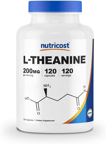 L Theanine L Teanina Premium Salud Emocional 200 Mg 120 Caps