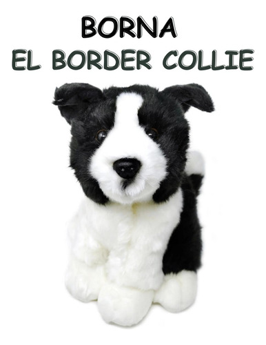 Perro De Peluche Border Collie Viahart Suave Y Tierno 26 Cm