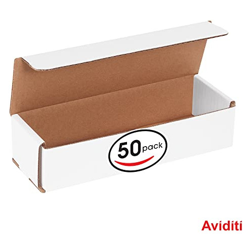 Cajas De Cartón Corrugado Blancas Envíos, 9 X 3 X 2 P...