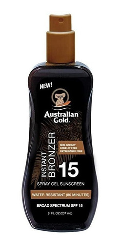 Australian Gold Spf15 Spray Gel Bronzer  237 Ml X 2