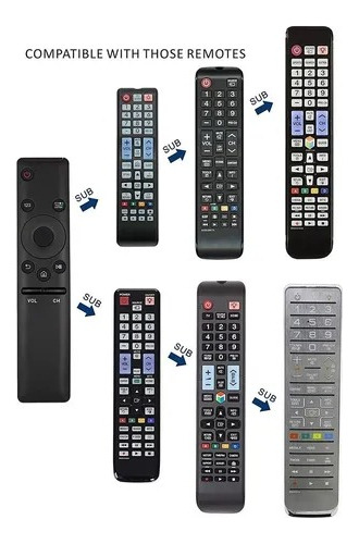 Control Generico Compatible Para Samsung Smart Uhd Tv 4k