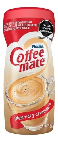Caja Sustituto De Crema Coffee Mate Con 12 Piezas De 400 Grs