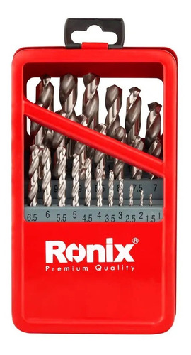 Juego De Mechas 25 Piezas Para Metal Hss Marca Ronix