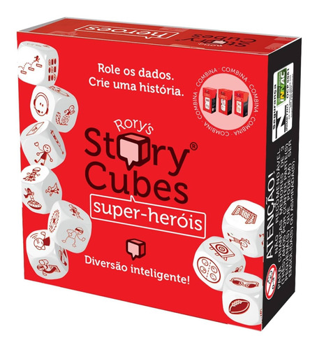Rory's Story Cubes - Super-heróis Diversão Int. - Galápagos
