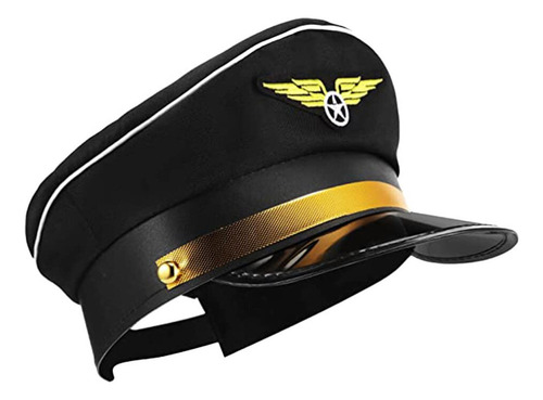 Sombrero De Capitán De Piloto Gorra De Piloto De Avión