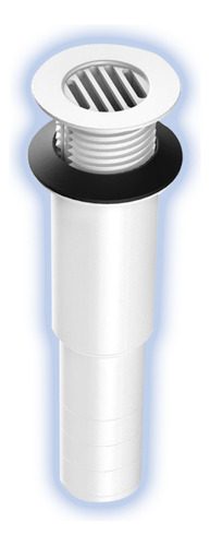 Tubo Contra Rejilla Plastica Blanca Para Ovalin 2212 Color Blanco