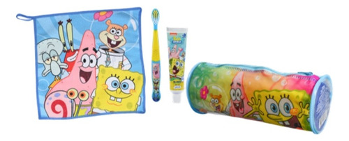 Set Dental Infantil Cepillo+pasta+estuche+toalla