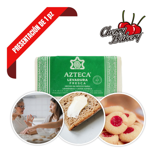 Levadura Fresca Azteca 400 Gr 1 Pieza
