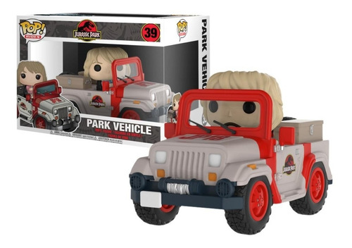 Imagen 1 de 3 de Funko Pop! Rides - Jurassic Park - Park Vehicle #39 Original