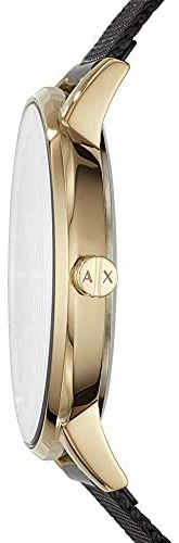 Ax Armani Exchange Reloj Negro Con Correa De Malla De Acero