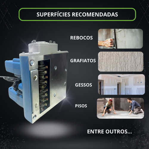 Máquina Decapadora De Parede E Piso Para Obras Profissionais