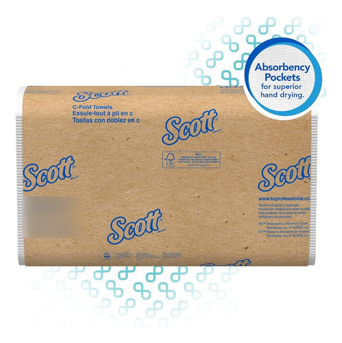 Zama Scott Toallas De Papel C-fold Para Dispensador, Kimberl